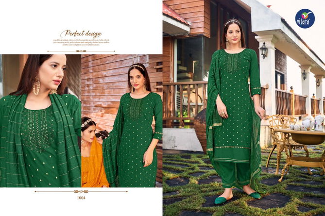 Vitara Ceremony Wholesale Kurti Pant With Dupatta Collection